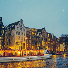 Amsterdam skyline